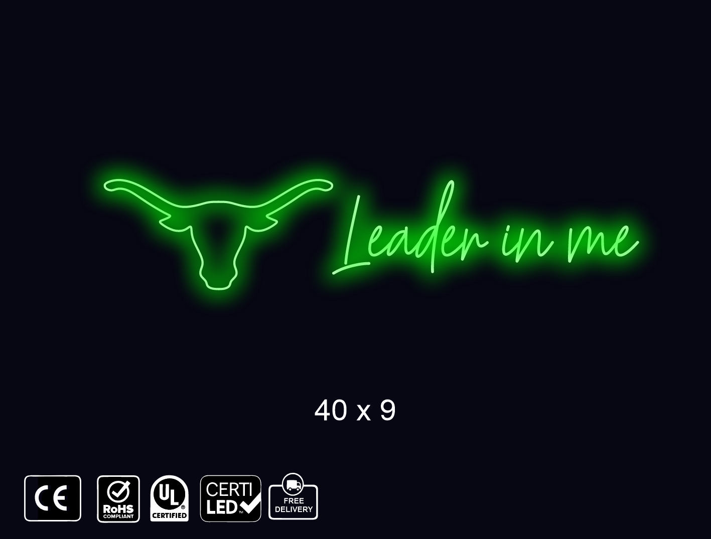 Custom Neon sign for Aaron Deardorff