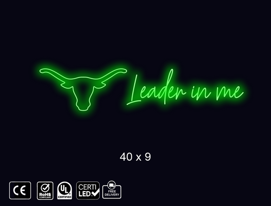 Custom Neon sign for Aaron Deardorff