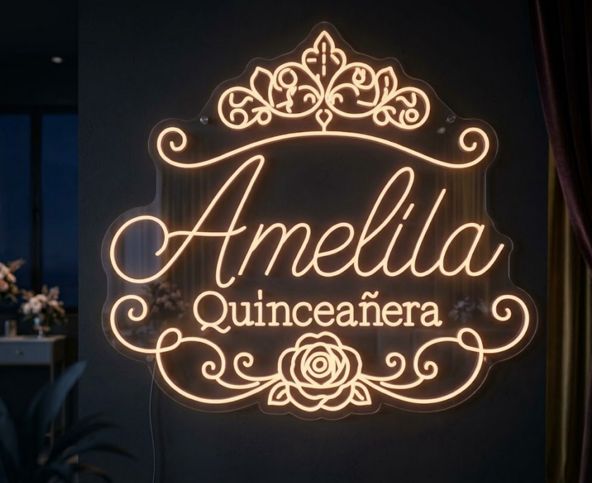 Custom Neon sign for Karina Yacub