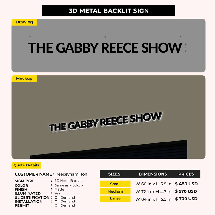 Business Signage for reecevhamilton
