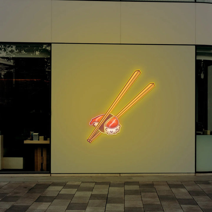 Sushi UV Light Neon Artwork | Ensuring Freshness & Vibrant Display