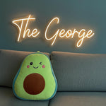 The George Name LED Neon Sign by Neon.Shop. Perfect for bedrooms, home studios, boutiques, or party backdrops