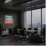 The Only Way To Do Great Work Is to Love What You Do” Motivational Neon Sign by Neon.Shop – LED wall décor for inspiration and creativity.
