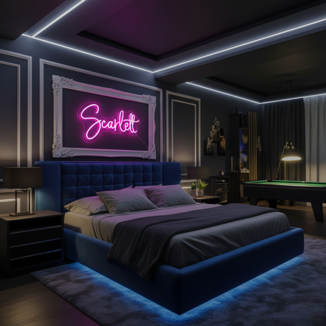 SCARLETT NAME LED NEON SIGN