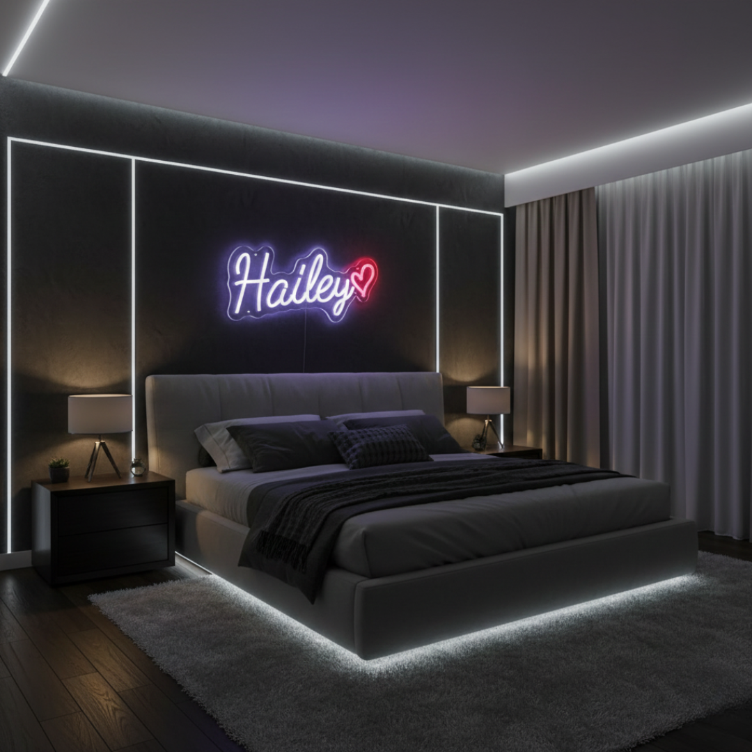HAILEY NAME LED NEON SIGN