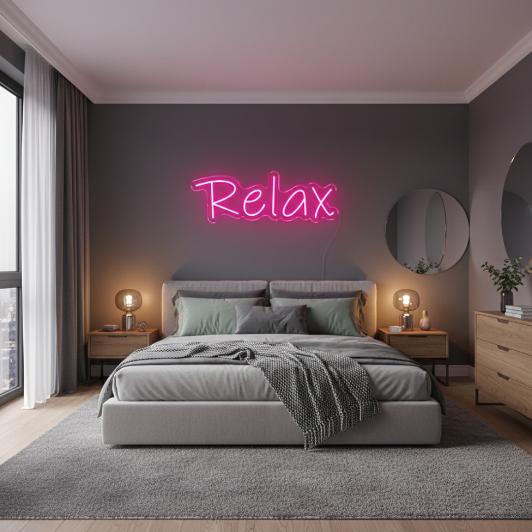 Relax Neon Sign for Home