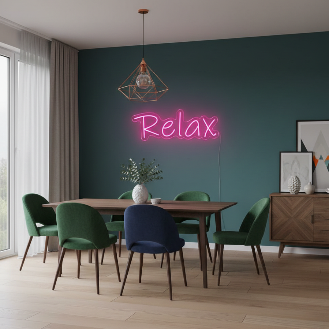 Relax Neon Sign for Home