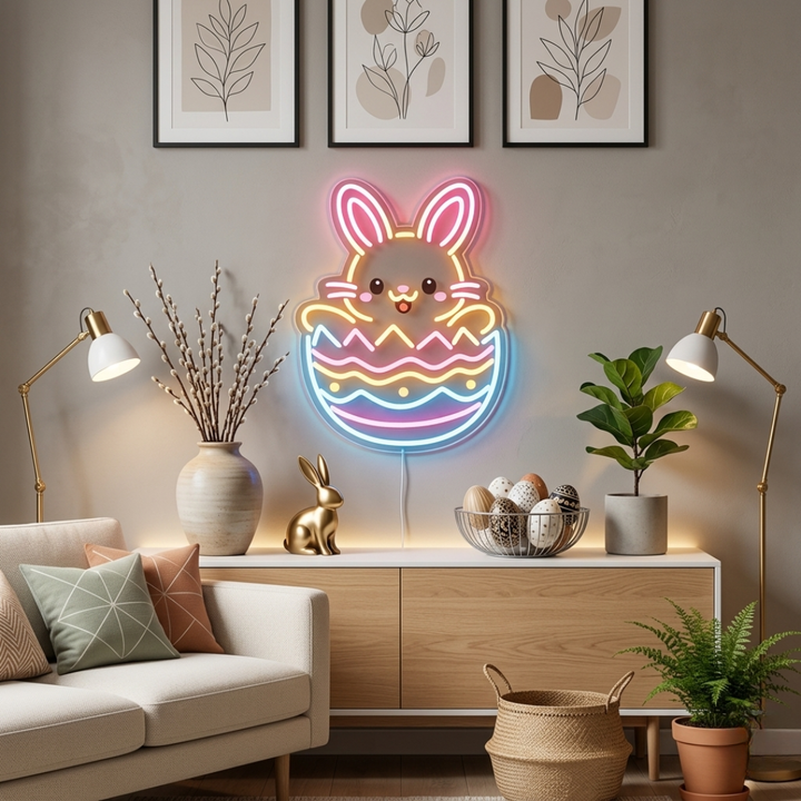 Easter Bunny Neon Sign