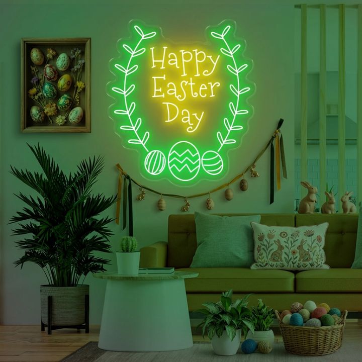 Happy Easter Day Neon sign