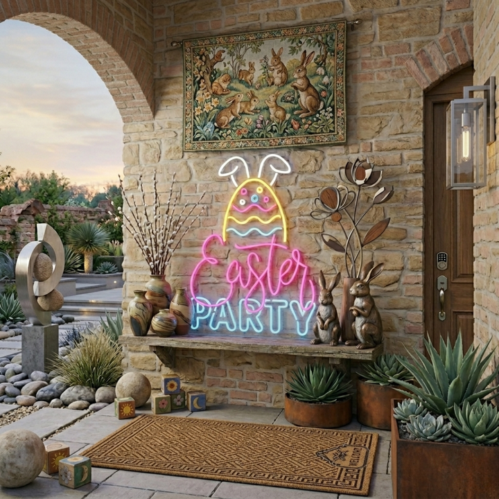 Easter Party Neon Sign