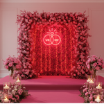 We Do Wedding LED Neon Sign glowing at ceremony by Neon.Shop - Red 