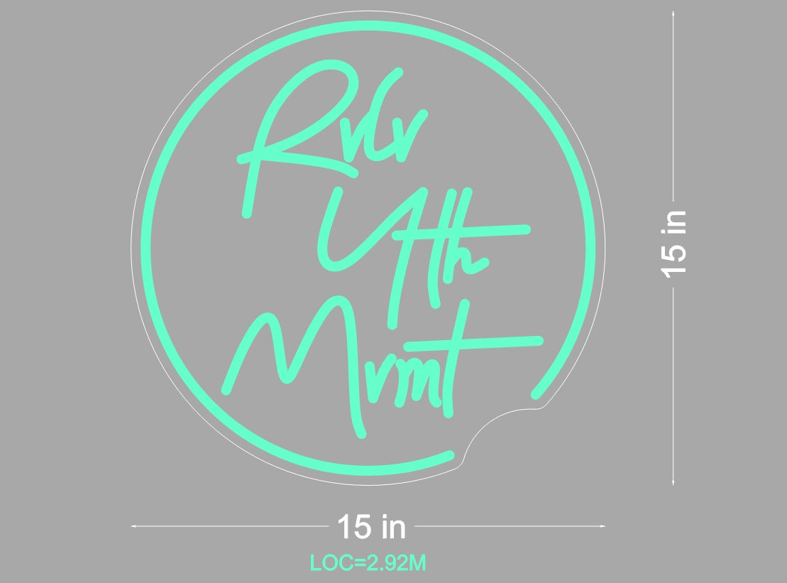 updated neon sign for Mike (15x15")