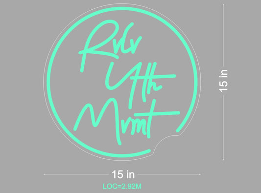 updated neon sign for Mike (15x15")