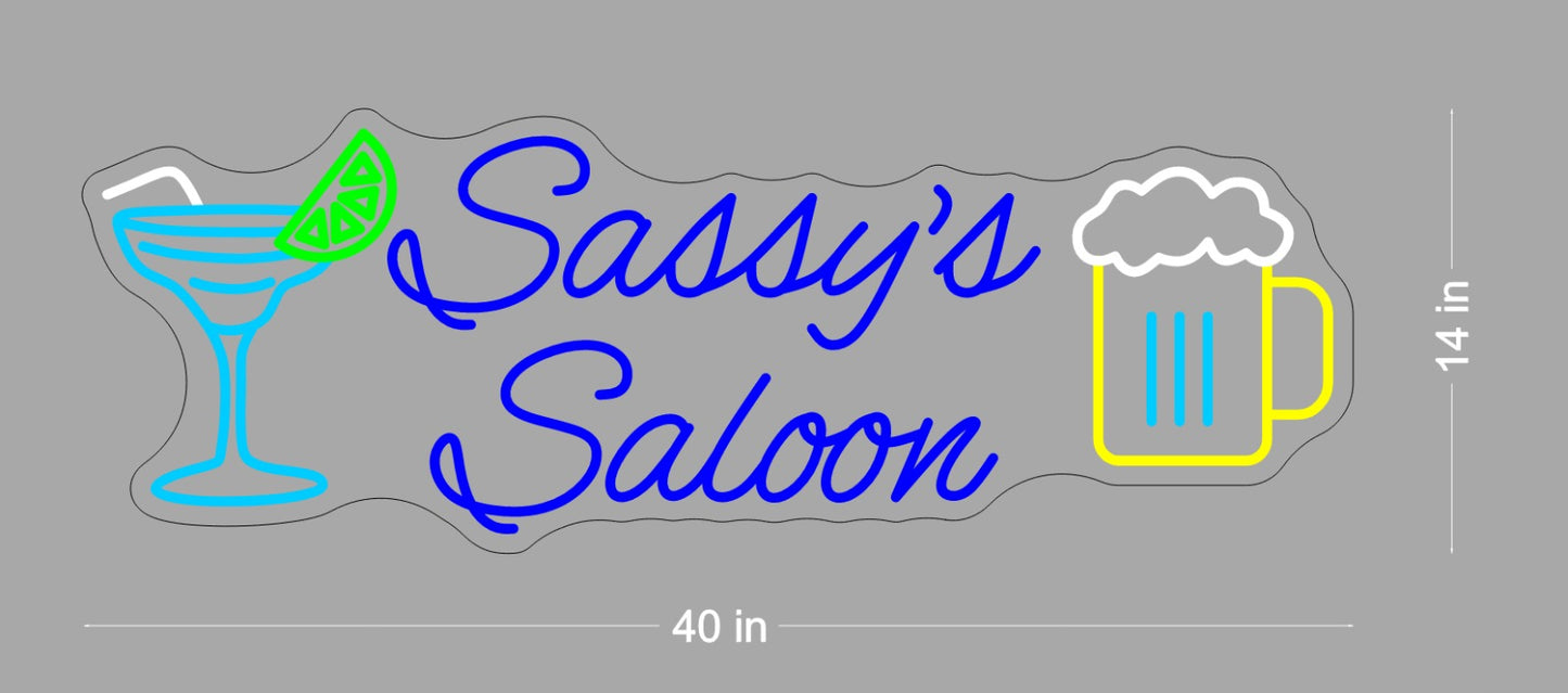 Updated Custom Neon Sign For Bill