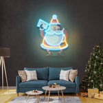 Who Is Next-Santa Merry Christmas Neon Sign by Neon.Shop - brighten holiday celebrations