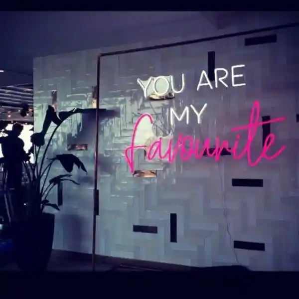You Are My Favourite Wedding Neon Sign by Neon.Shop - Lights Off 
