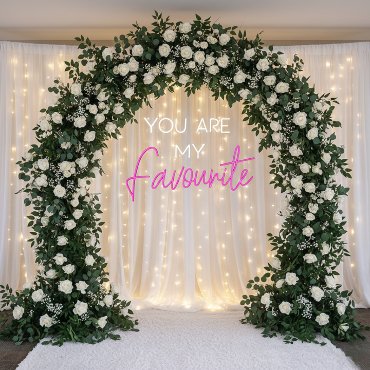 You Are My Favourite Wedding Neon Sign by Neon.Shop - wedding Arch 