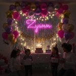 Zyann Name LED Neon Sign, personalized wall-mounted name light décor by Neon.Shop for bedrooms, events, and gifts.”
