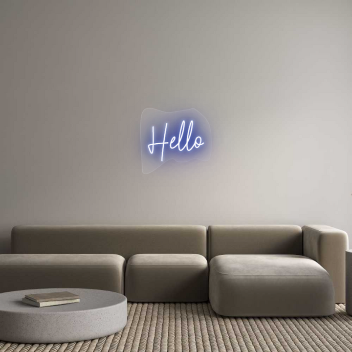 Customized Neon Sign: Hello