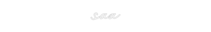 Customized Neon Sign: saa