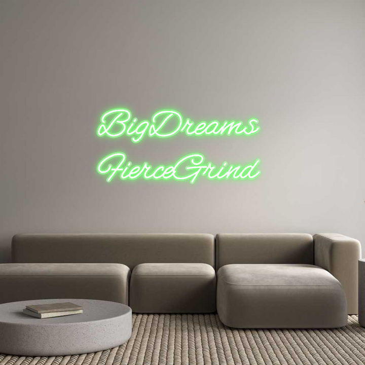 Customized Neon Sign: BigDreams 
F...