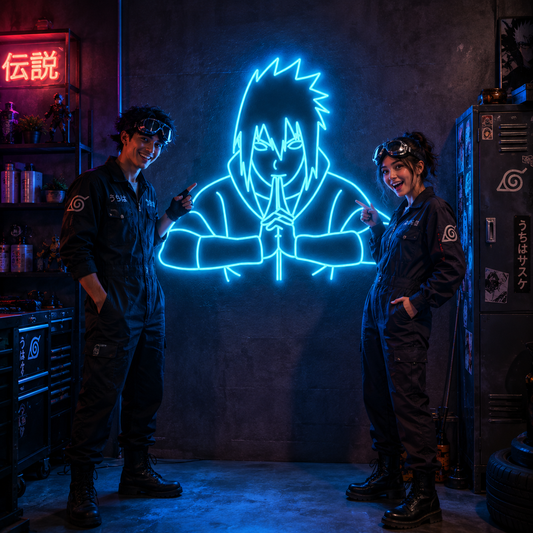 Anime Neon Sign Futuristic Duo LED Wall Art