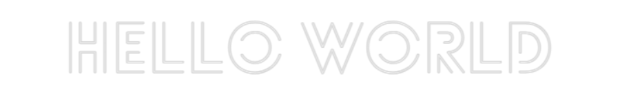 Customized Neon Sign: hELLO WORLD