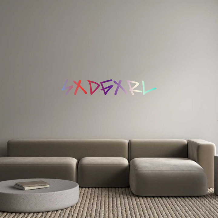 Customized Neon Sign: sxdgxrl