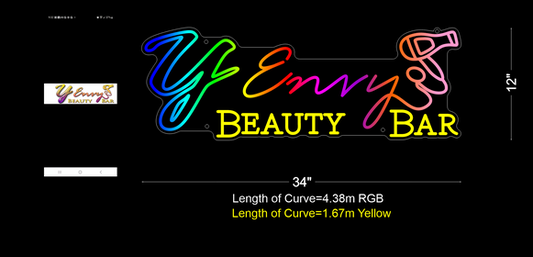 Custom Neon Sign for Courtney La'Sha Dickerson