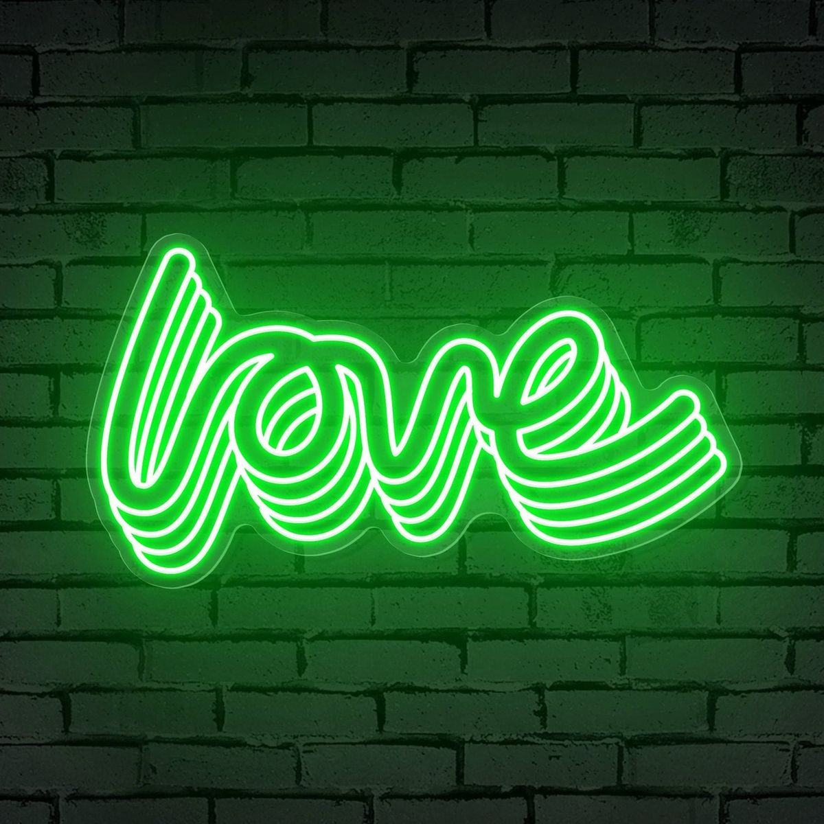 Polychrome Love Word Valentine's Day Neon Sign
