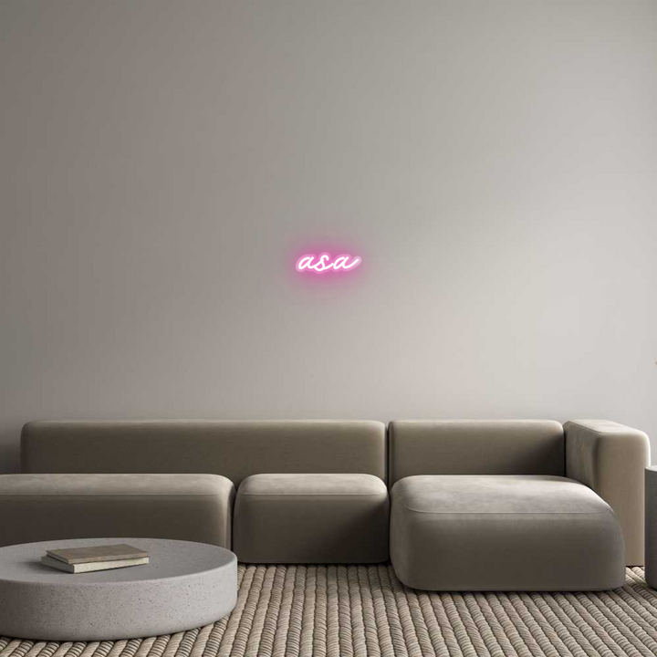 Customized Neon Sign: asa