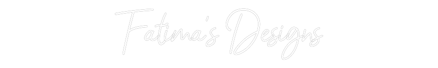 Customized Neon Sign: Fatima’s Desi...