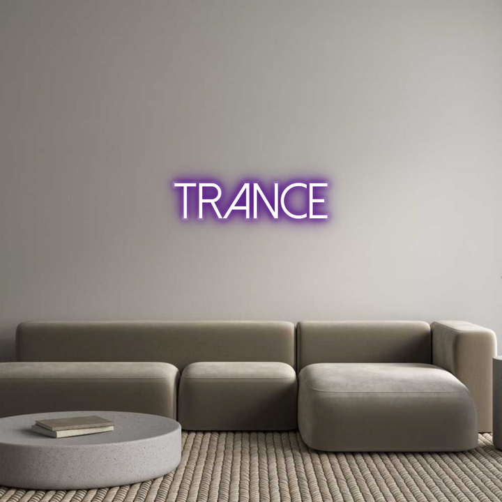 Customized Neon Sign: TRANCE