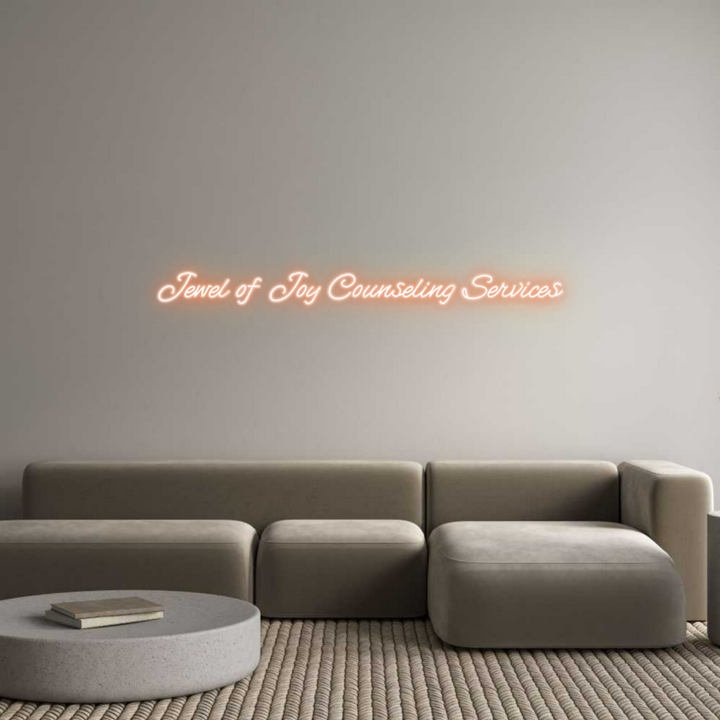 Customized Neon Sign: Jewel of Joy ...