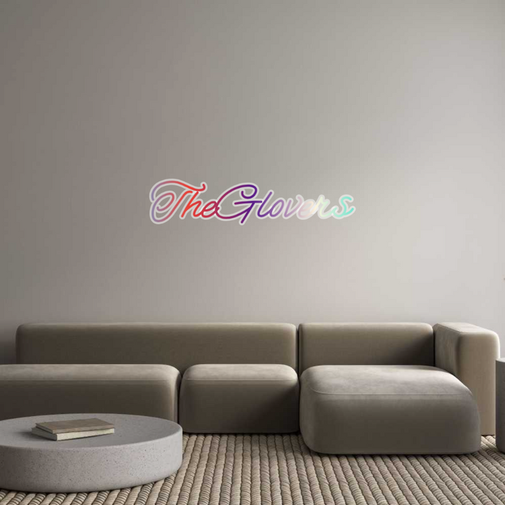 Customized Neon Sign: TheGlovers