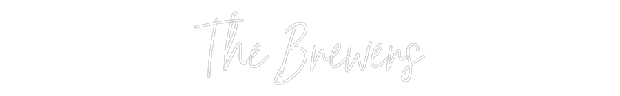 Customized Neon Sign: The Brewers