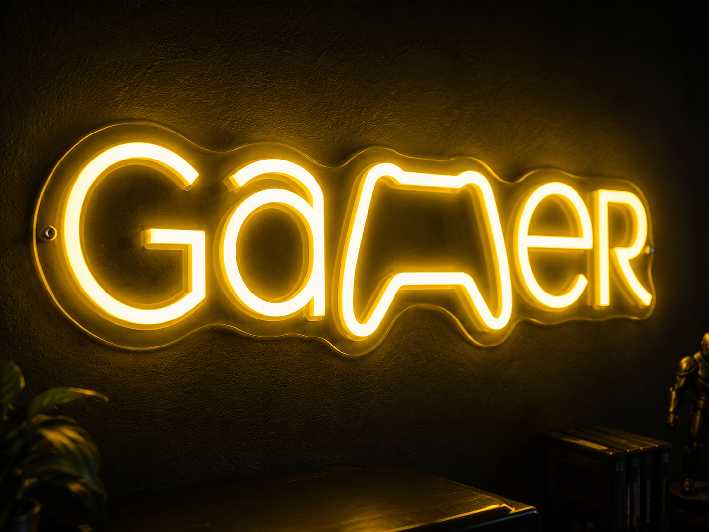 Gamer Neon Sign Bright LED Wall Decor for Gamers