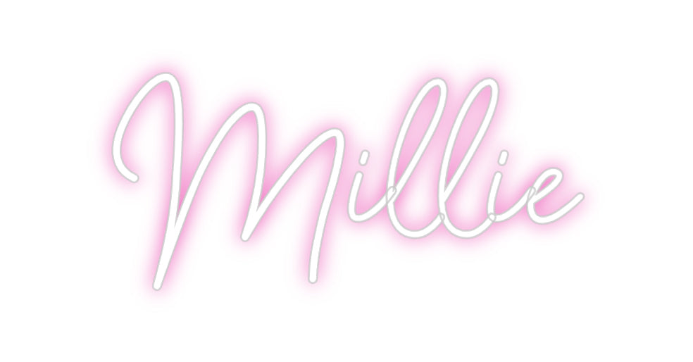 Customized Neon Sign: Millie
