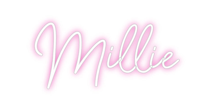 Customized Neon Sign: Millie