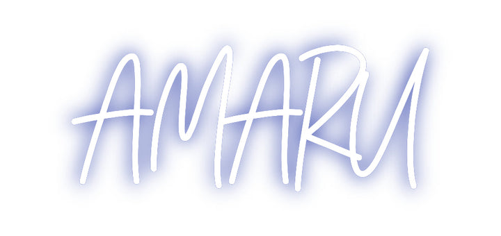 Customized Neon Sign: AMARU