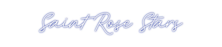 Customized Neon Sign: Saint Rose St...