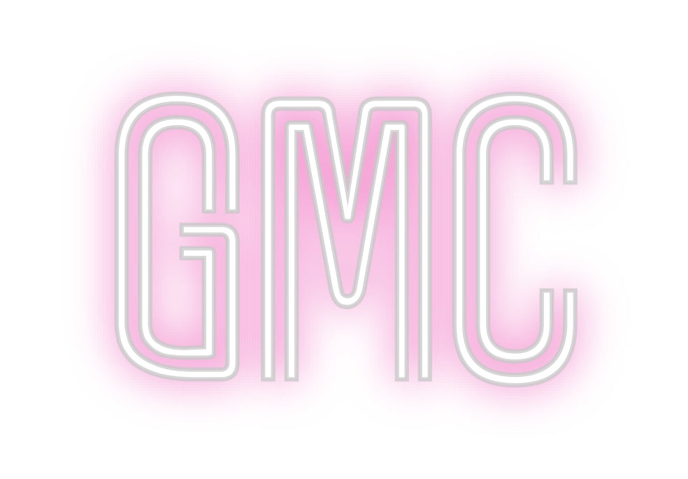 Customized Neon Sign: GMC