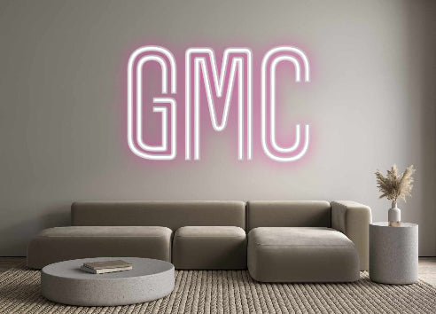 Customized Neon Sign: GMC