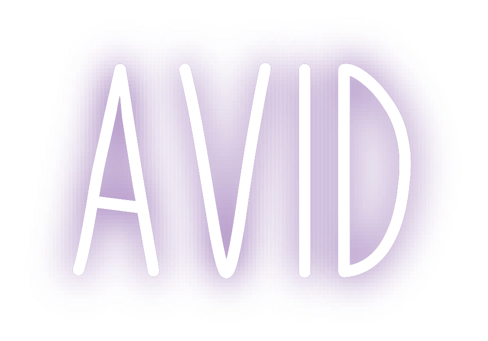 Customized Neon Sign: AVID