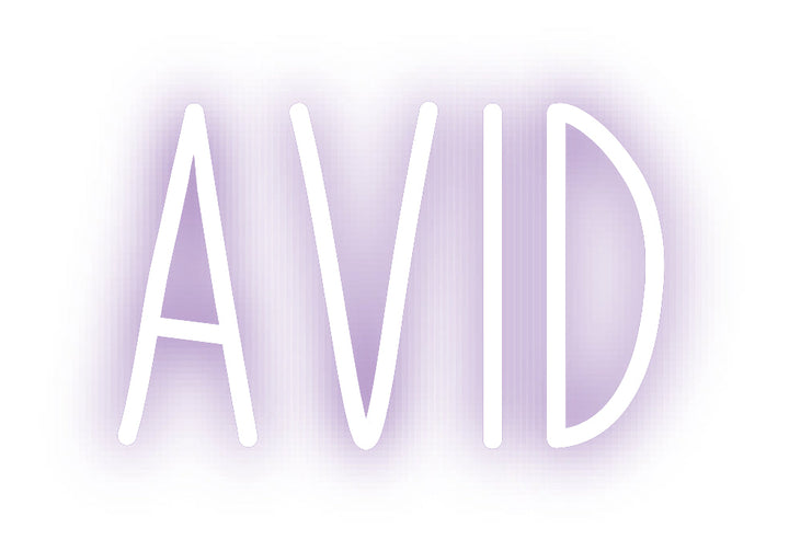 Customized Neon Sign: AVID
