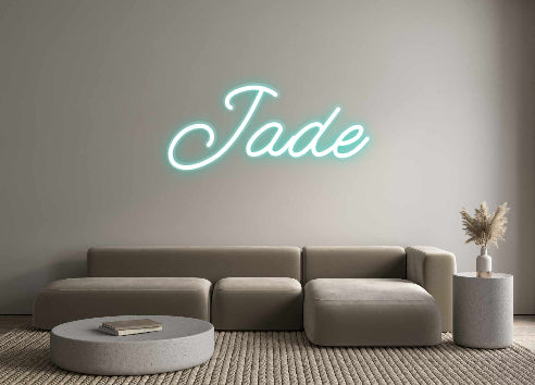 Customized Neon Sign: Jade