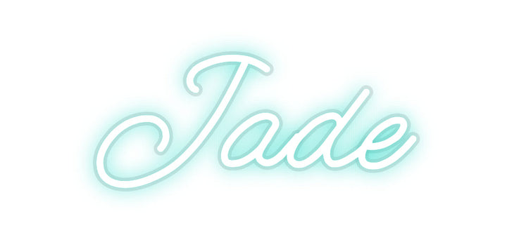Customized Neon Sign: Jade