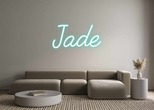 Customized Neon Sign: Jade