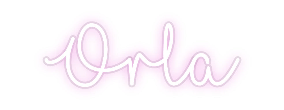 Customized Neon Sign: Orla