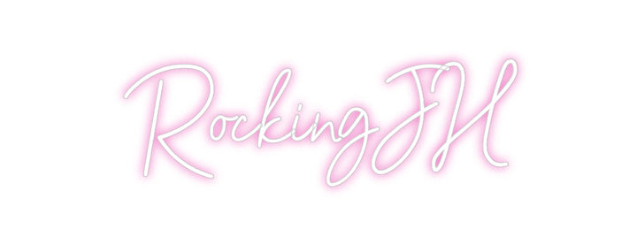 Customized Neon Sign: RockingJH